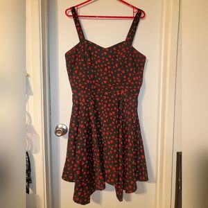 Cherry dress, Bar III, size XL